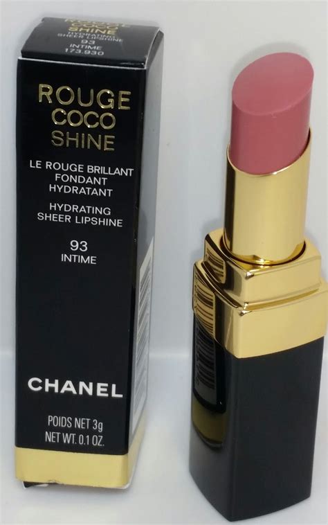 chanel rouge coco shine intime swatch|Chanel Rouge Coco shine lipstick.